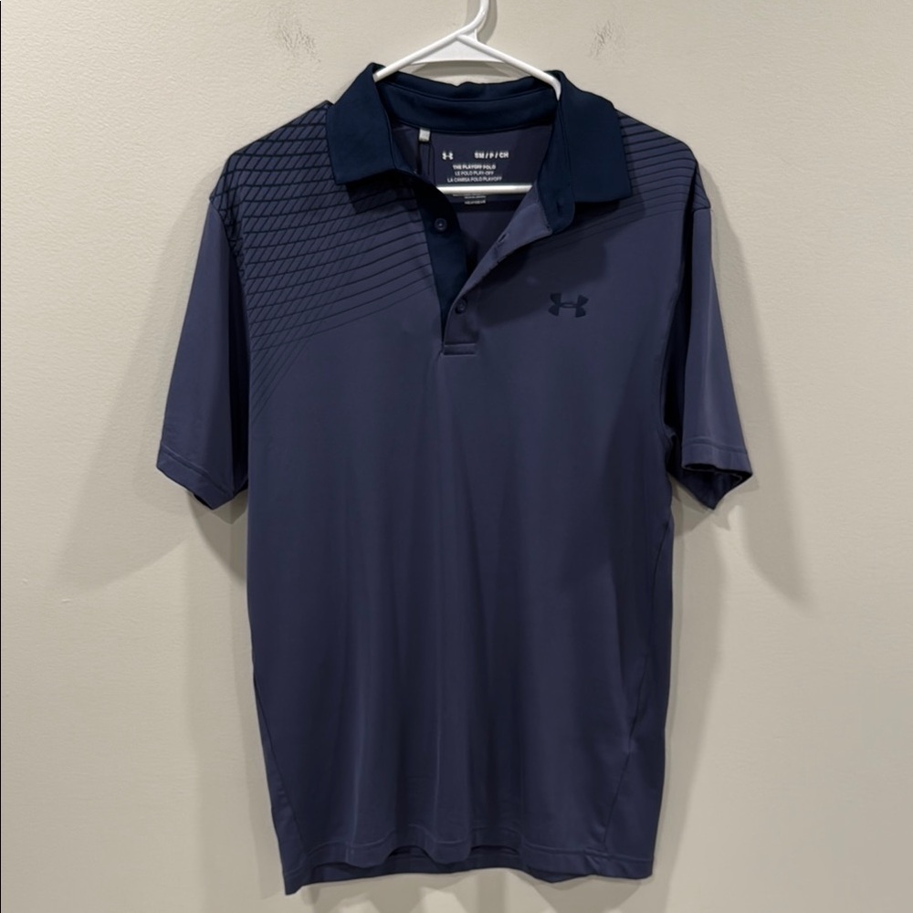 Under Armour Men's Navy The Payoff Polo Shirt Size Small NWT